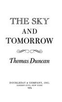 Cover of: The sky and tomorrow
