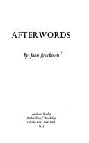 Cover of: Afterwords.