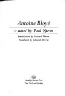 Cover of: Antoine Bloyé by Paul Nizan