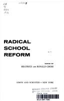 Cover of: Radical school reform