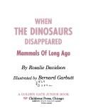 When dinosaurs disappeared