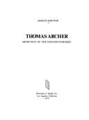 Cover of: Thomas Archer, architect of the English baroque.