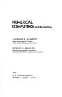 Numerical computing by Lawrence F. Shampine