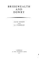 Cover of: Bridewealth and dowry