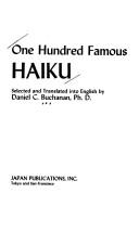 Cover of: One hundred famous haiku