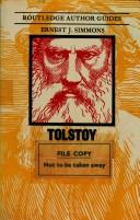 Cover of: Tolstoy by Ernest Joseph Simmons