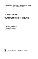 Cover of: Courts and the political process in England