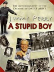 Cover of: A STUPID BOY by 