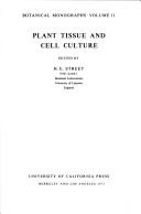 Plant tissue and cell culture by H. E. Street