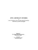 Cover of: Five artifact studies