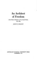 Cover of: An architect of freedom: John Hubert Plunkett in New South Wales, 1832-1869 by John N. Molony