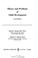Cover of: Theory and problems of child development