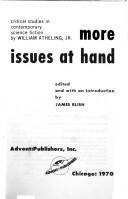 Cover of: More issues at hand by James Blish