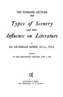 Cover of: Types of scenery and their influence on literature.