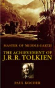 Cover of: Master of Middle Earth by Paul H. Kocher