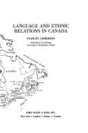 Cover of: Language and ethnic relations in Canada.