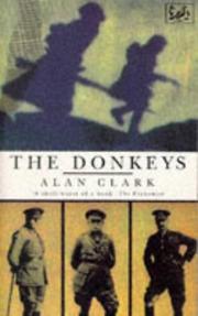 Cover of: The donkeys by Alan Clark