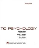Cover of: Introduction to psychology by Ernest Ropiequet Hilgard