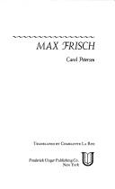 Cover of: Max Frisch