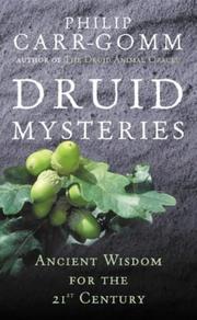 Cover of: Druid Mysteries by Philip Carr-Gomm