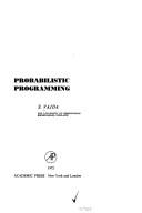 Probabilistic programming by S. Vajda