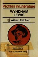 Cover of: Wyndham Lewis. by William H. Pritchard