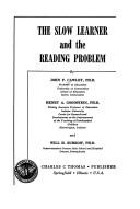 Cover of: The slow learner and the reading problem