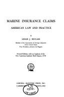 Cover of: Marine insurance claims: American law and practice
