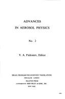 Cover of: Advances in aerosol physics.