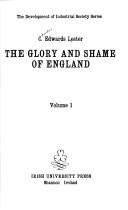 Cover of: The glory and shame of England.