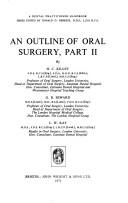 Cover of: An outline of oral surgery
