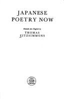 Cover of: Japanese poetry now | Fitzsimmons, Thomas