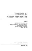 Cover of: Nursing in child psychiatry.