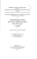 Cover of Geological map of East Greenland 72⁰ - 76⁰  N. lat. (1: 250,000)