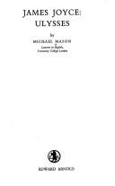 Cover of: James Joyce--"Ulysses." by Mason, Michael