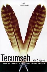 Cover of: Tecumseh by John Sugden