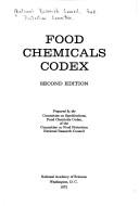 Cover of: Food chemicals codex.