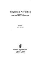Cover of: Polynesian navigation: a symposium on Andrew Sharp's theory of accidental voyages.