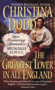 Cover of: The Greatest Lover in All England