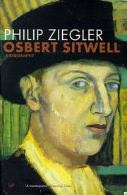 Cover of: Osbert Sitwell a Biography