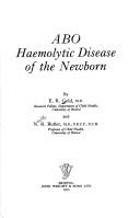 Cover of: ABO haemolytic disease of the newborn