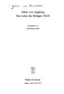 Das Leben des Heiligen Ulrich by Berno Abbot of Reichenau