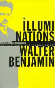 Cover of: Illuminations by Walter Benjamin