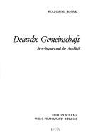 Cover of: Deutsche Gemeinschaft. by Wolfgang Rosar
