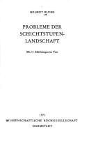 Cover of: Probleme der Schichtstufen-Landschaft.