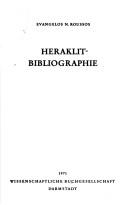 Cover of: Heraklit-Bibliographie.
