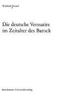 Cover of: Die deutsche Verssatire im Zeitalter des Barock.