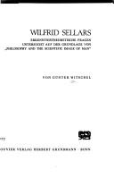 Cover of: Wilfrid Sellars: erkenntnistheoretische Fragen untersucht auf der Grundlage von "Philosophy and the scientific image of man."
