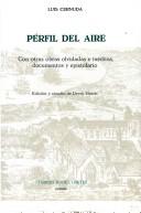 Cover of: Perfil del aire by Luis Cernuda