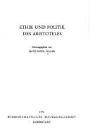 Cover of: Ethik und Politik des Aristoteles.